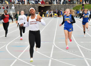 Trinity freshman Elecia McCurrie with record-setting day, Morgantown boys take first overall at Morgantown Invitational